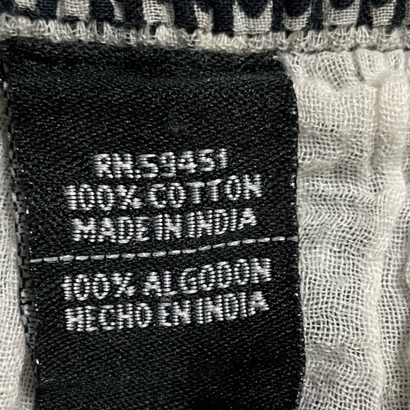 Jane Ashley Black and White A-Line Midi Skirt - Picture 4 of 6